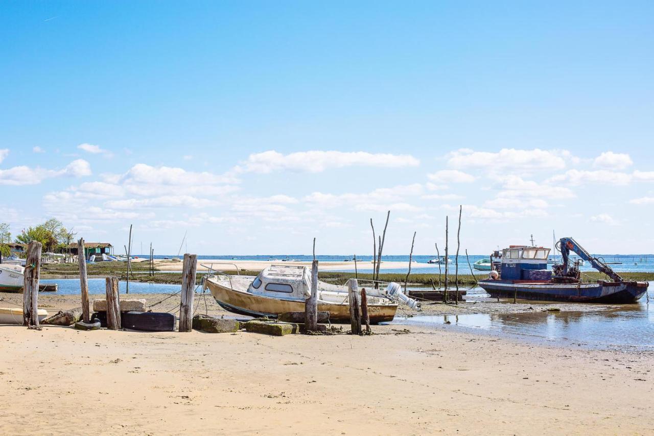 Aiguillon, 4 pers, plage à 5min à pied, parking Arcachon Exterior foto